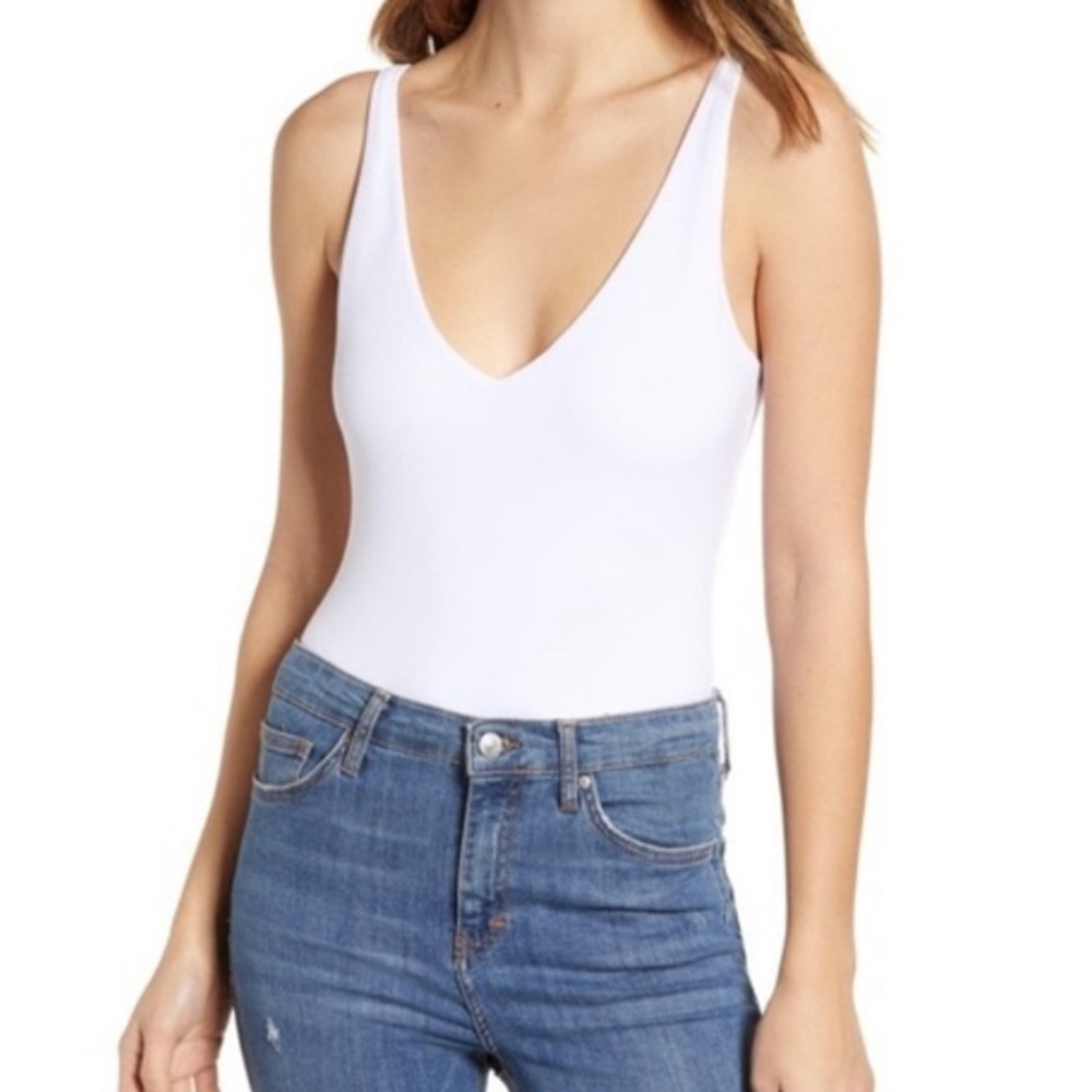 Leith White Large Body Suit